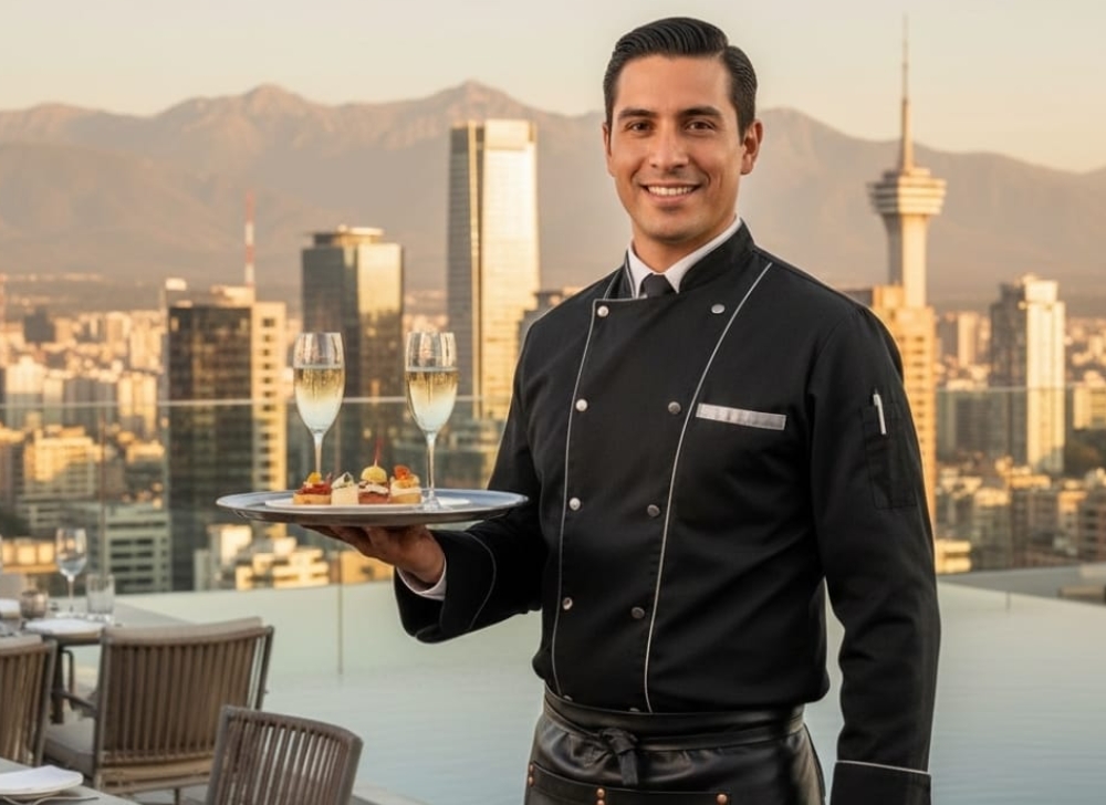 Embajador de Servicio Gastronómico Garzón Profesional para Hotel ICON ​Santiago de Chile, Chile